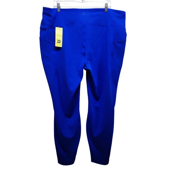 All In Motion Womens High-Waisted Blue Activewear Leggings plus Size 3X - Picture 3 of 10